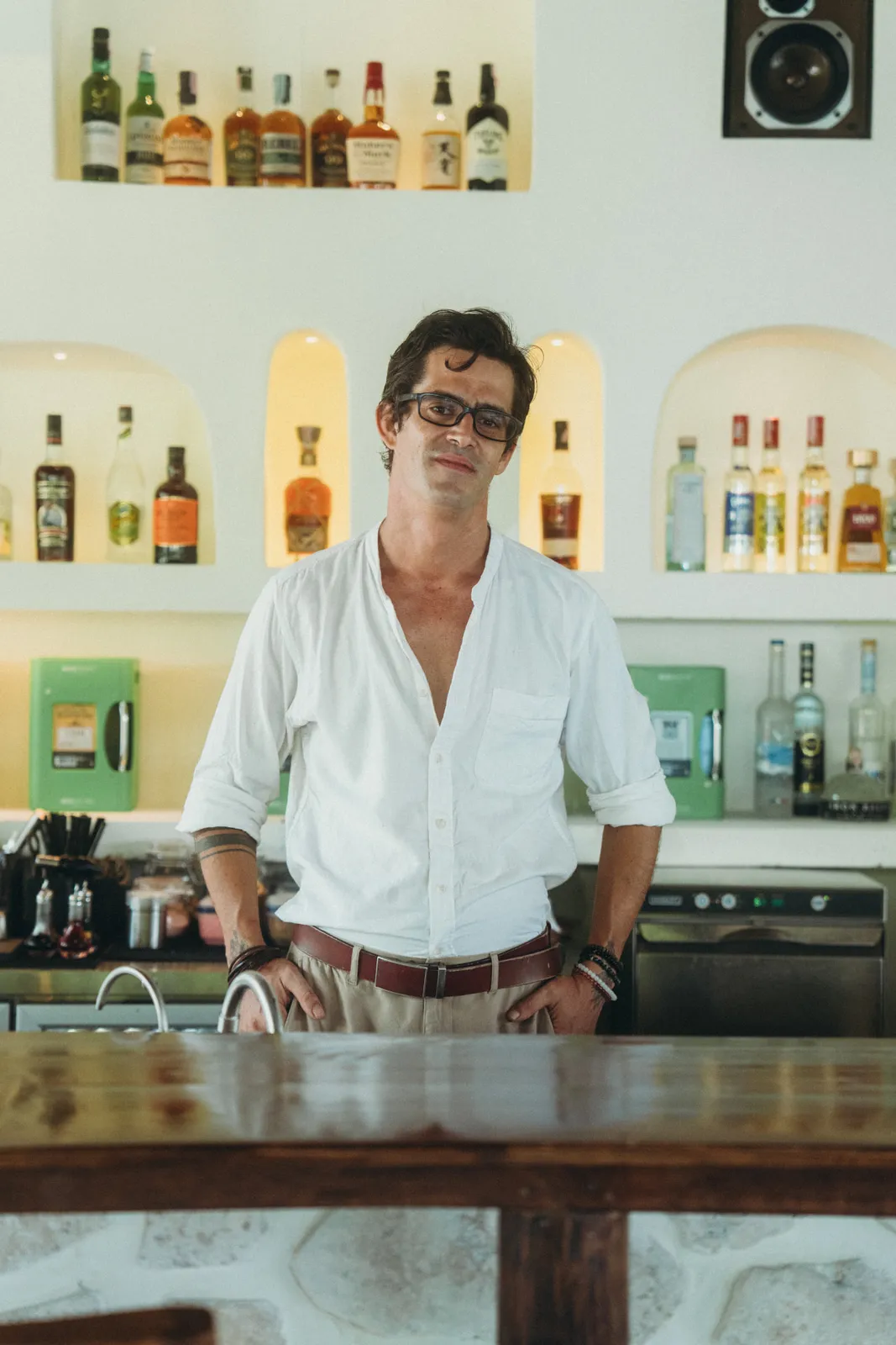 Chris Simon, bar manager and sommelier at The Lakehouse